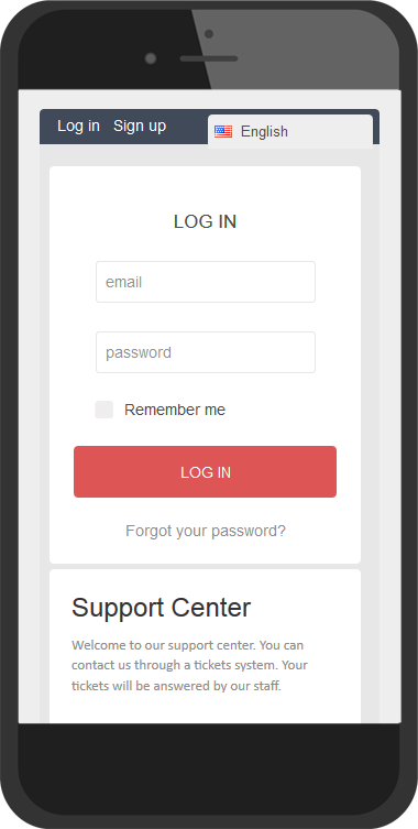 responsive site designer send form data